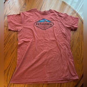 Patagonia mens L slim fit t-shirt logo